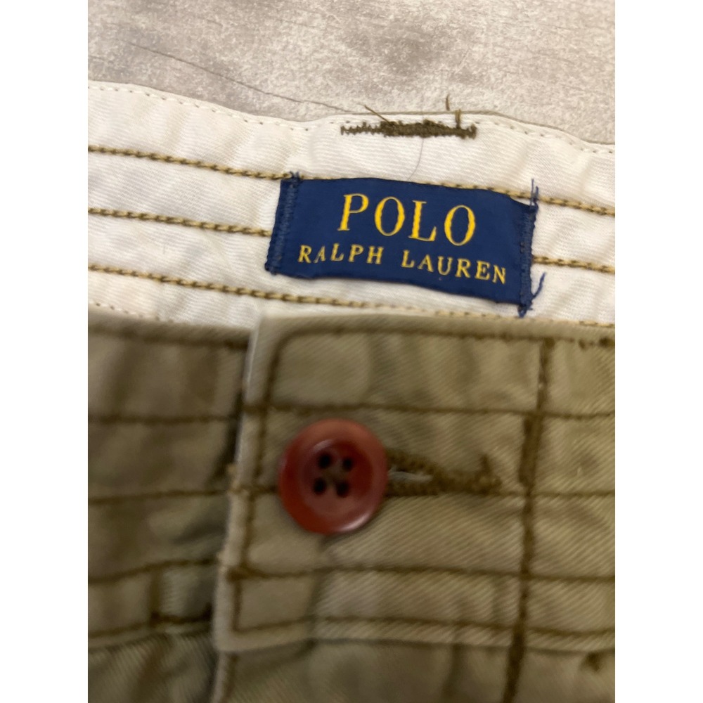 Polo Ralph Lauren Men Olive Cargo Shorts Classic Fit Size 30
